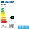 ELDLUX Lampă de tavan din sticlă cristal cromată LED 25×5W 4000k IP20 850x850x340mm