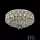 ELDLUX Lampă de tavan din sticlă cristal cromată LED 22×5W 4000k IP20 ∅800x390mm