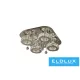ELDLUX Lampă de tavan din sticlă cristal 36w 2880lm CCT.T IP20 500x500x215mm Crom