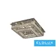 ELDLUX Lampă de tavan din sticlă cristal 70w 5600lm CCT.T IP20 600x600x275mm Crom