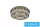 ELDLUX Lampă de tavan din sticlă cristal 52w 4160lm CCT.T IP20 D550x275mm Crom