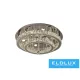 ELDLUX Lampă de tavan din sticlă cristal 71w 5680lm CCT.T IP20 D650x275mm Crom