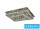 ELDLUX Lampă de tavan din sticlă cristal 84w 6720lm CCT.T IP20 900x650x275mm Crom