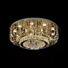 ELDLUX ELDSUN lampă de tavan din sticlă cristal cromată LED 53W CCT