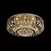 ELDLUX ELDSUN lampă de tavan din sticlă cristal cromată LED 66W CCT
