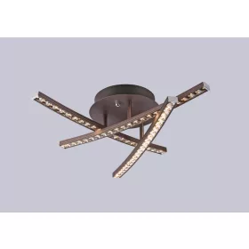   ELDLUX MEMPHIS lampă de tavan din sticlă cristal cromată 18W 4000K