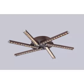   ELDLUX MEMPHIS lampă de tavan din sticlă cristal cromată 18W 4000K
