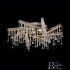 ELDLUX GLOSSY lampă de tavan din sticlă cristal cromată 49W 4000K
