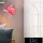 Lampa de podea UNIVERSO Feather 1XE27 Max.60w 1850x1100mm roz
