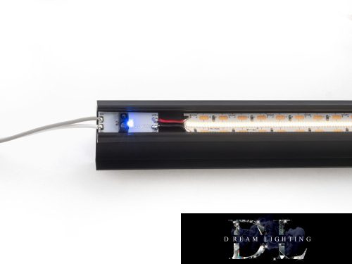 ANROLED Comutator IR cu dimmer pentru controler LED montat pe șină (CC: 12/24 V 8 A)