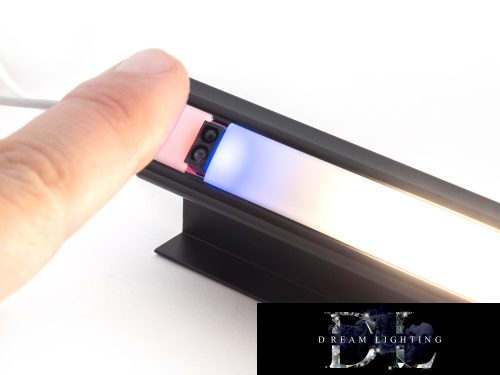 ANROLED Comutator IR cu dimmer pentru controler LED montat pe șină (CC: 12/24 V 8 A)