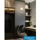 UNIVERSO Lampă de perete cu 1 braț 1xE27 Max.60W D120x350mm IP20 Crom