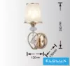 UNIVERSO Lampă de perete cu 1 braț 1xE27 Max.60W D120x350mm IP20 Auriu