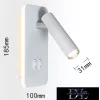 UNIVERSO Lampă de perete LED 6w 240lm + 150lm 6500k IP22 cu întrerupător alb