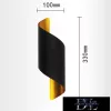 Lampa de perete UNIVERSO 2xG9 Max.60w IP20 30x100mm Negru