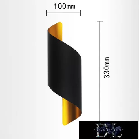 Lampa de perete UNIVERSO 2xG9 Max.60w IP20 30x100mm Negru