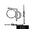 UNIVERSO Lampă de perete 1xG9 Max.60w IP20 180x210mm Bronz