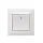 ELDLUX ELDGROUND comutator unipolar cu indicator luminos, alb