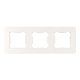 ELDLUX ELDANA cadru triplu din plastic, alb