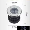 Lampă cu comutator de picior UNIVERSO LED 3w 300lm 3000k 45° IP67 oțel Ø90-Ø76x85mm