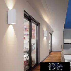 Aplică de perete UNIVERSO 2×GU10 IP65 68×80×150mm alb