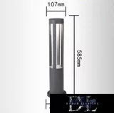 Lampă de grădină UNIVERSO COB LED 12w 600lm 3000k IP65 ∅107/∅150×585mm gri