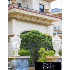   Lampa de grădină pentru exterior UNIVERSO 1xE27 Max.60W IP55 alb D175x480mm