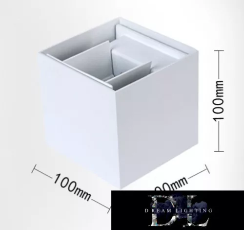 Aplică de perete UNIVERSO LED 12w 1000lm 4000k IP55 100×100×100mm alb