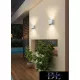 Aplică de perete UNIVERSO LED 12w 1000lm 3000k IP55 100×100×100mm gri