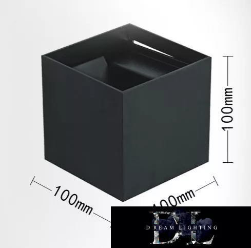 Aplică de perete UNIVERSO LED 12w 1000lm 4000k IP55 100×100×100mm negru