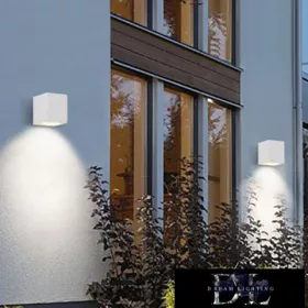 Lampă de perete UNIVERSO 1×GU10 IP65 68×80×80mm albă