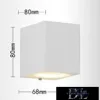 Lampă de perete UNIVERSO 1×GU10 IP65 68×80×80mm albă