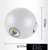 Aplică de perete UNIVERSO LED 10w 1200lm 3000k IP65 ∅105×75mm alb