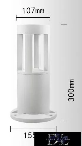 Lampă de grădină UNIVERSO COB LED 12w 600lm 4000k IP65 ∅94/∅105×300mm albă