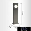 Lampă de grădină UNIVERSO LED 12w 600lm 3000k IP65 170×70×500mm gri