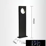 Lampă de grădină UNIVERSO LED 12w 600lm 3000k IP65 170×70×500mm negru