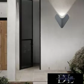   Aplică de perete UNIVERSO LED 12w 1000lm 6500k IP65 200×170×88mm gri