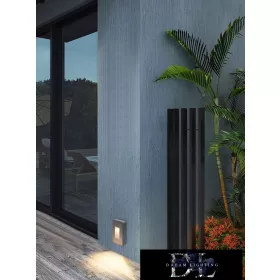   Lampă LED UNIVERSO pentru piedestal 12 W 1000 lm 3000 K 120° IP65 gri 160 x 90 x 36 mm