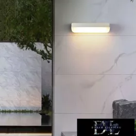   UNIVERSO Lampă de perete pentru exterior 12 W 1200 lm 3000 K 180° IP65 262 × 67 × 98 mm alb