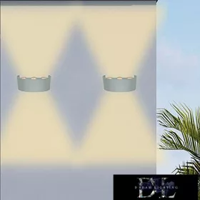   Aplică de perete UNIVERSO LED 6*3w 1650lm 3000k IP65 175×90×40mm gri