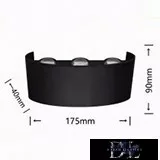 Aplică de perete UNIVERSO LED 6*3w 1650lm 4000k IP65 175×90×40mm negru