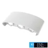 UNIVERSO Lampă de perete pentru exterior LED 16w 1300lm CCT.kap IP65 Alb 169×80×40mm