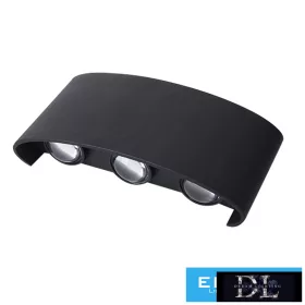   UNIVERSO Lampă de perete pentru exterior LED 16w 1300lm CCT.kap IP65 Negru 169×80×40mm