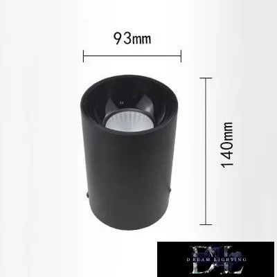 Spot UNIVERSO 20w 1600lm 4000k ∅93×140mm negru