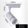 UNIVERSO Lampă monofazată pentru șină 30 W 2700 lm 6500 K Ra≥90 30° alb