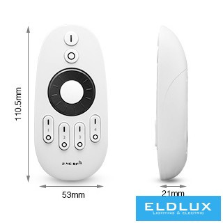 MIBOXER RF 2.4G SIMA/CCT LED Szalaghoz távirányító 4 Zónás