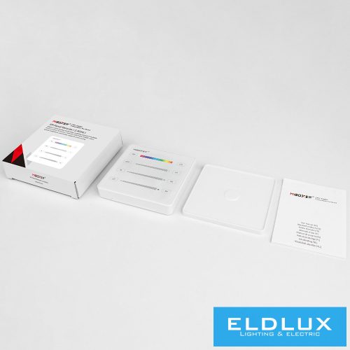 MIBOXER RF 2.4G digital (lumină de mers) Telecomandă de perete pentru bandă LED negru