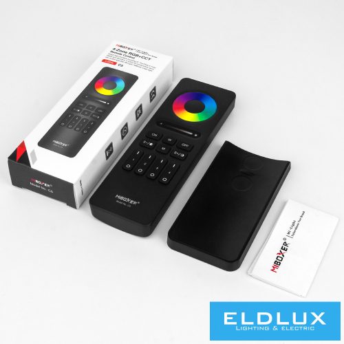 MIBOXER RF 2.4G RGB+CCT Bandă LED Telecomandă 4 zone Negru