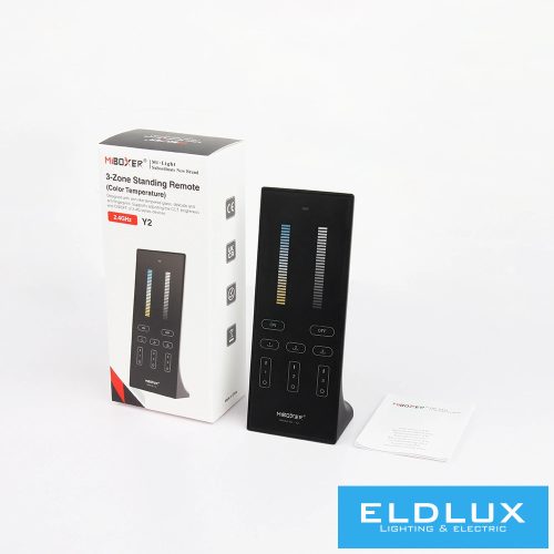 MIBOXER RF 2.4G CCT Bandă LED telecomandă 3 zone negru