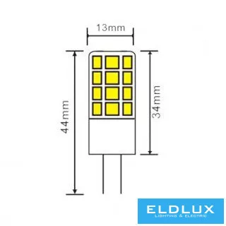 Sursă de lumină LED UNIVERSO G4 12 V 3 W 360 lm 4000 K